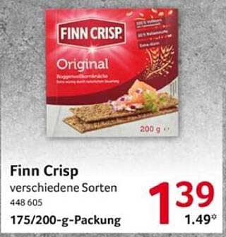 Finn Crisp - verschiedene Sorten