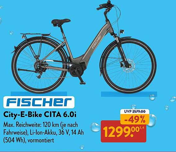 Fischer City-E-Bike CITA 6.0i
