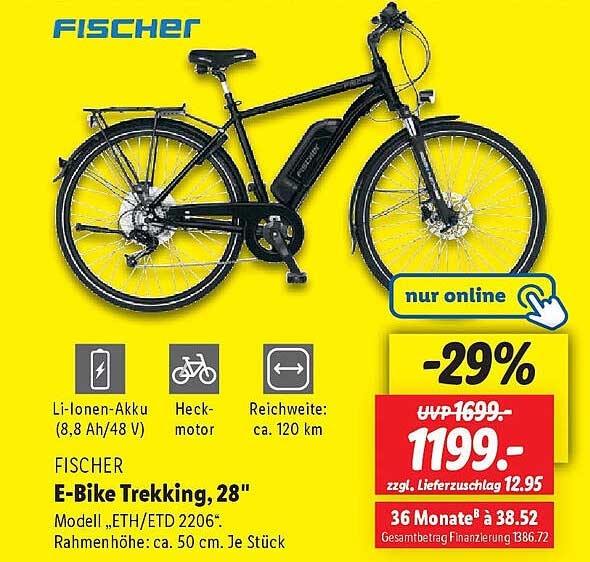 FISCHER E-Bike Trekking, 28"