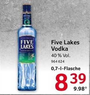 Five Lakes Vodka 0,7 l - 40 % Vol.