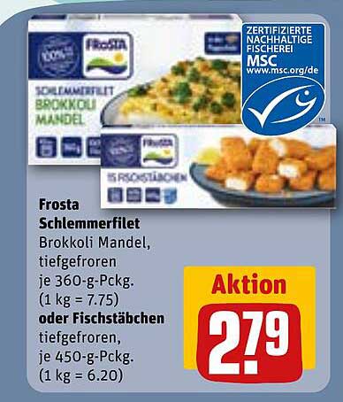 Frosta Schlemmerfilet Brokkoli Mandel, tiefgefroren