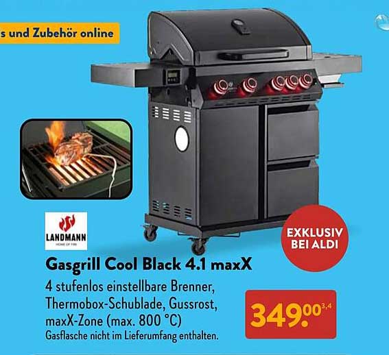 Gasgrill Cool Black 4.1 maxX