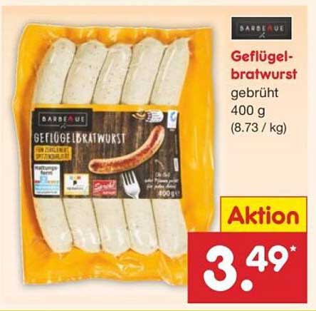 Geflügelbratwurst 400 g