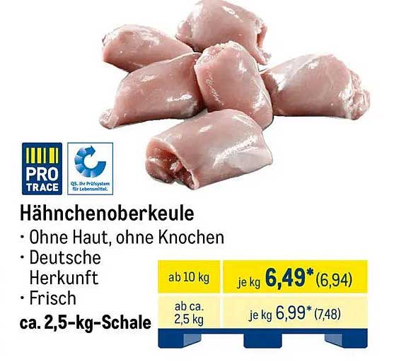 Hähnchenoberkeule - Frisch und zart