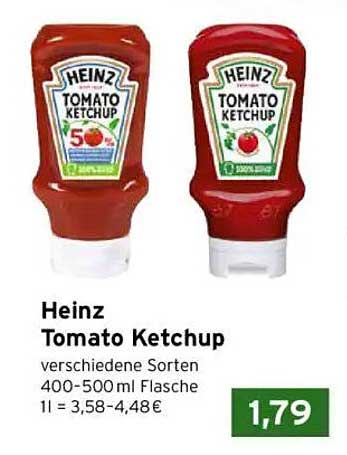 Heinz Tomato Ketchup verschiedene Sorten 400-500 ml Flasche
