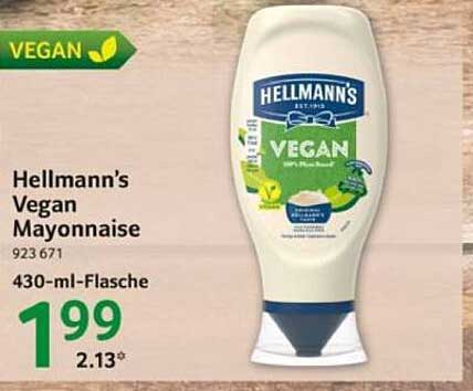 Hellmann's Vegan Mayonnaise 430 ml Flasche
