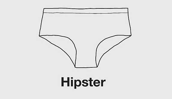 Hipster Slips für Damen