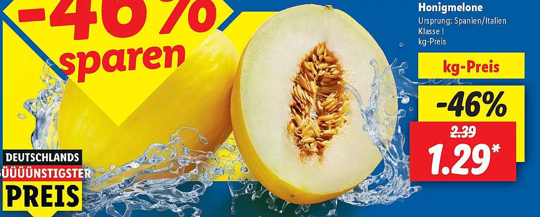 Honigmelone - Klasse I - Spanien/Italien