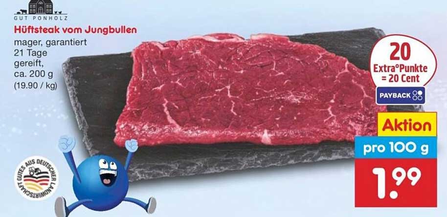 Hüftsteak vom Jungbullen