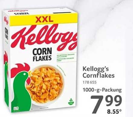 Kellogg's Cornflakes 1000-g-Packung