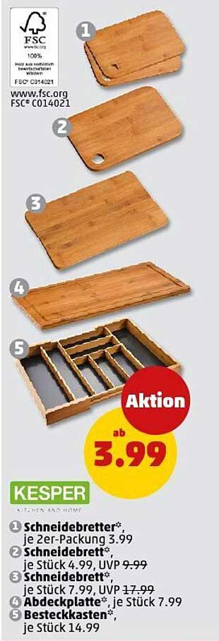 Kesper Schneidebrett Set - Qualität für Ihre Küche