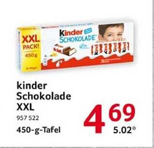 kinder Schokolade XXL