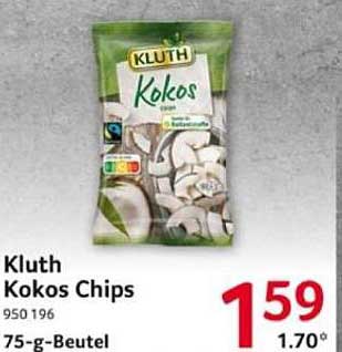 Kluth Kokos Chips 75-g-Beutel