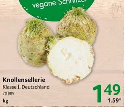 Knollensellerie Klasse I, Deutschland
