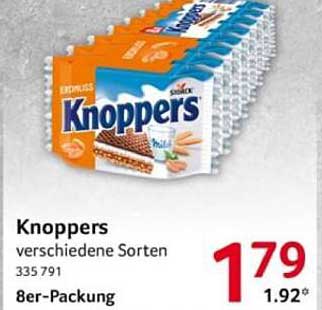 Knoppers 8er-Packung - verschiedene Sorten