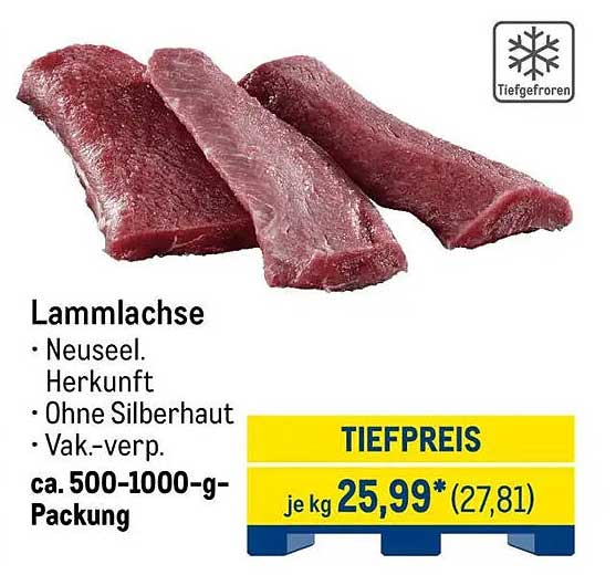 Lammlachse - Neuseeländischer Hochgenuss