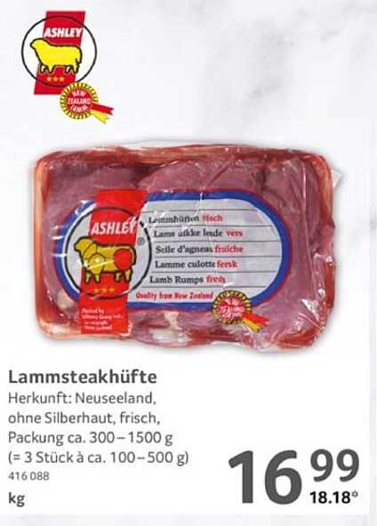 Lammsteakhüfte von Ashley – Frisch und zart aus Neuseeland