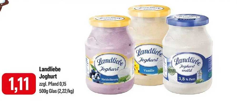 Landliebe Joghurt Heidelbeere 500g