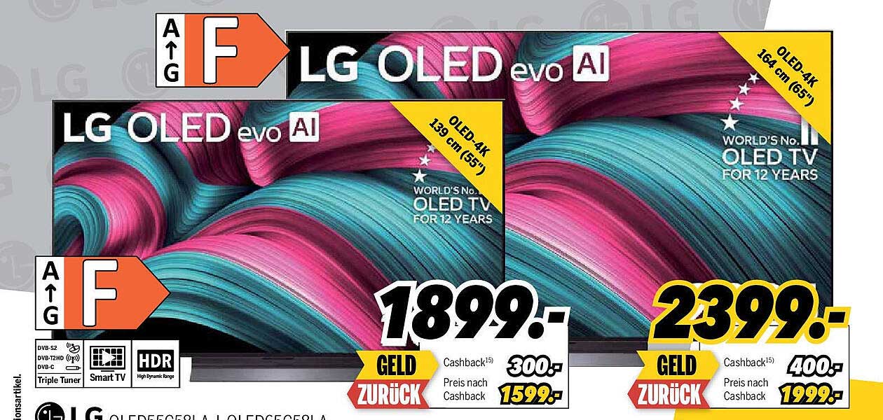 LG OLED evo AI 139 cm (55") - Top-Angebot im MEDIMAX-Prospekt!