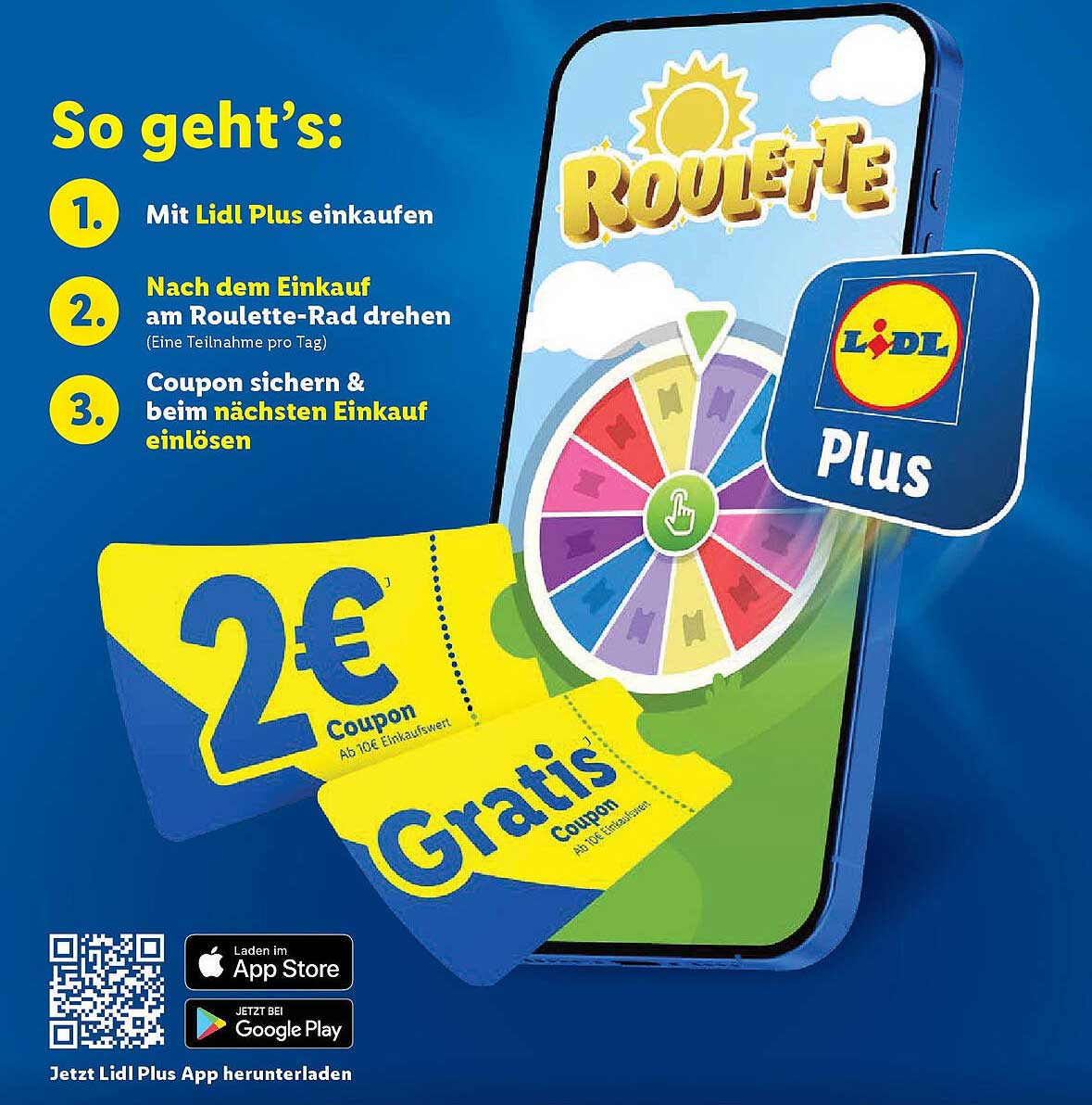 Lidl Plus Roulette - Sichern Sie sich spannende Coupons!