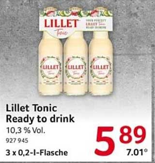Lillet Tonic Ready to drink 3 x 0,2-l-Flasche