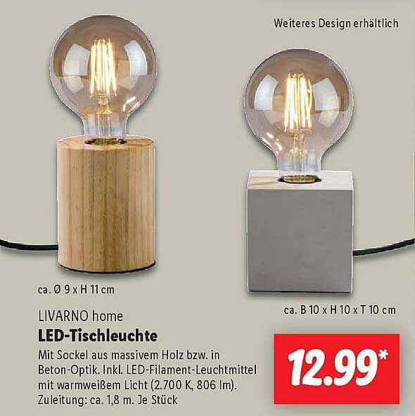 LIVARNO home LED-Tischleuchte
