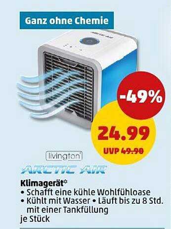 Livington Arctic Air – Kühlgerät für eine erfrischende Wohlfühloase