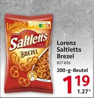 Lorenz Saltletts Brezel 200-g-Beutel