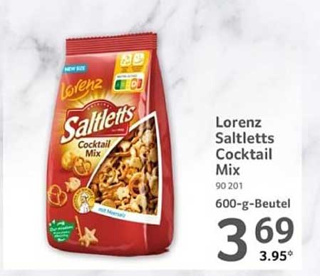 Lorenz Saltletts Cocktail Mix 600 g
