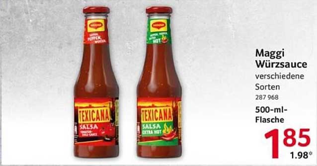 Maggi Würzsauce verschiedene Sorten 500-ml-Flasche