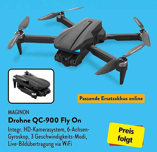 MAGINON Drohne QC-900 Fly On