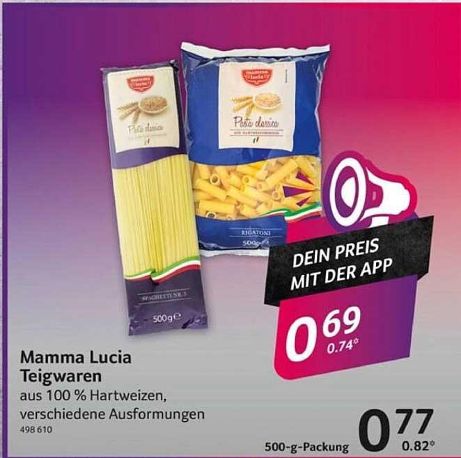 Mamma Lucia Teigwaren - Verschiedene Ausführungen, 500-g-Packung