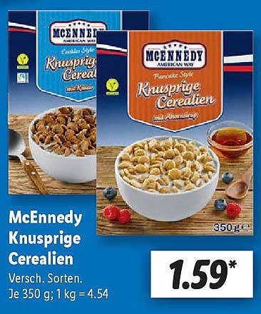 McEnnedy Knusprige Cerealien