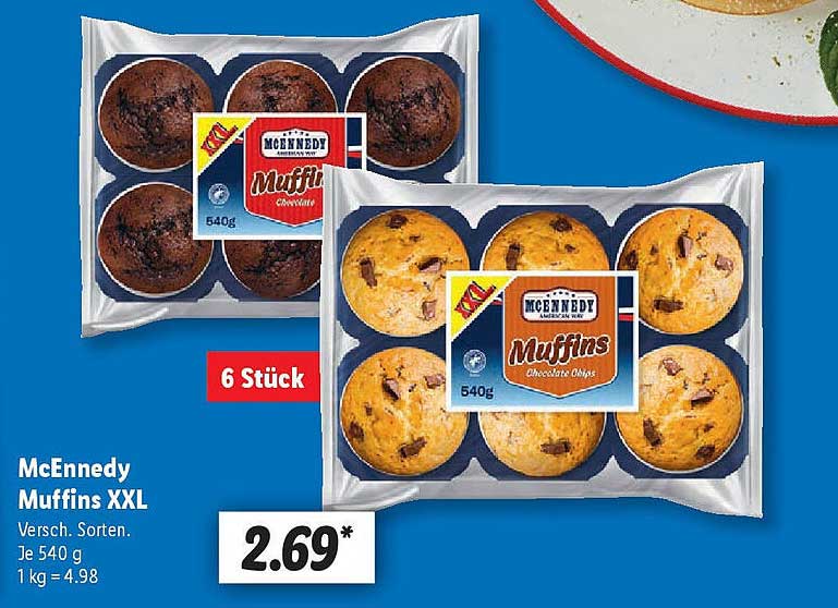 McEnnedy Muffins XXL - Verschiedene Sorten