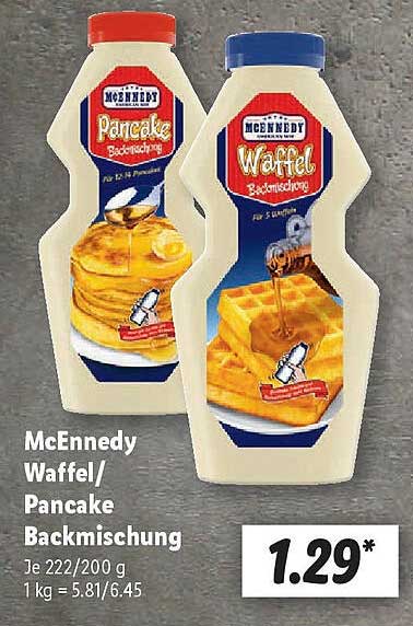 McEnnedy Waffel/Pancake Backmischung