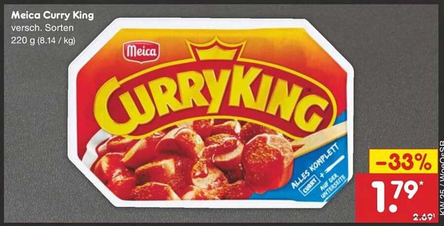 Meica Curry King - verschiedene Sorten