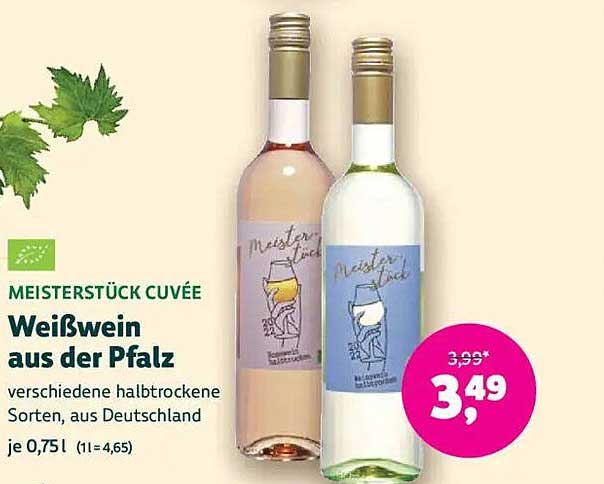 MEISTERSTÜCK CUVÉE Weißwein aus der Pfalz