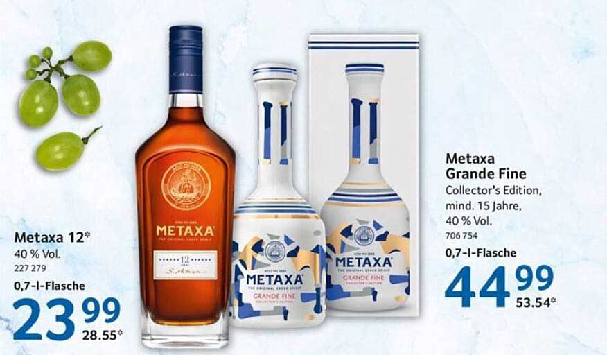 Metaxa 12* und Metaxa Grande Fine – Ein unverwechselbares Geschmackserlebnis