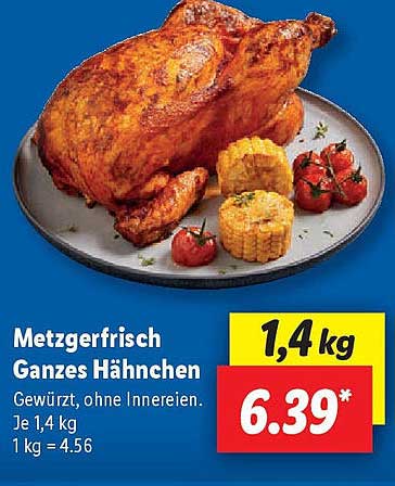 Metzgerfrisch Ganzes Hähnchen