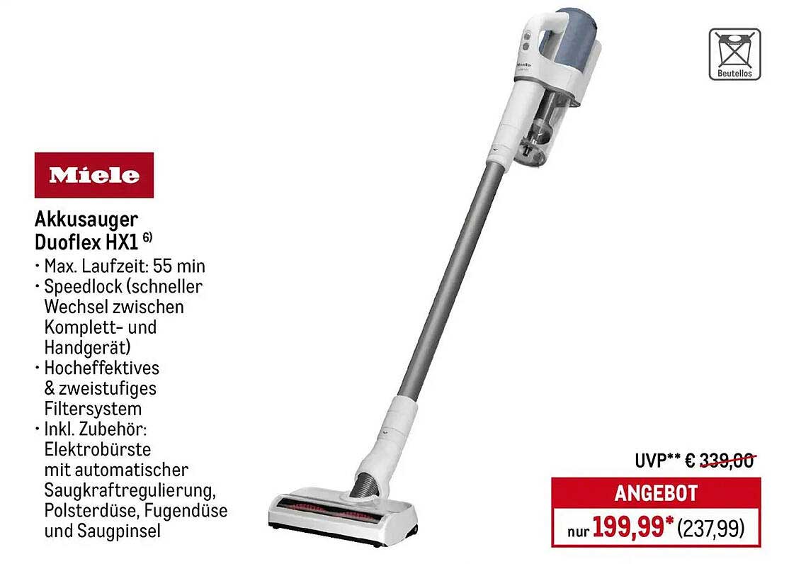 Miele Akkusauger Duoflex HX1