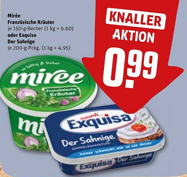 Mirée Französische Kräuter oder Exquisa Der Sahnige