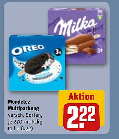 Mondelez Multipackung – Oreo und Milka, 270-ml-Pckg.