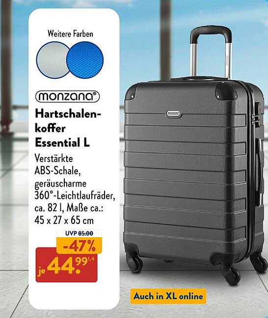 Monzana Hartschalenkoffer Essential L
