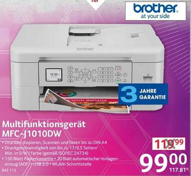 Multifunktionsgerät MFC-J1010DW