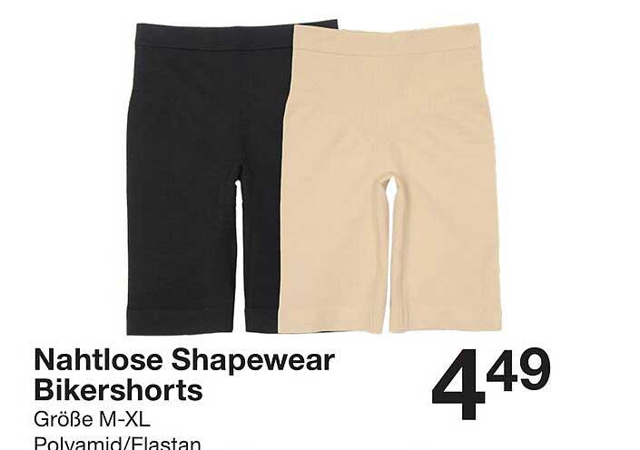 Nahtlose Shapewear Bikershorts