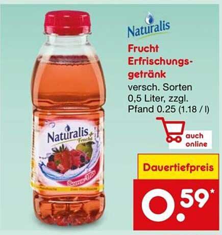 Naturalis Frucht-Erfrischungsgetränk 0,5 Liter