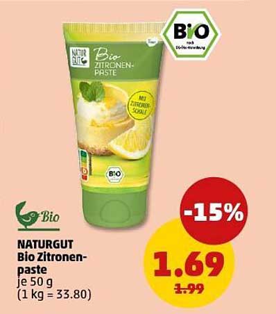 NATURGUT Bio Zitronenpaste