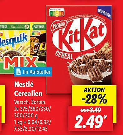 Nestlé Cerialien - KitKat Cereal