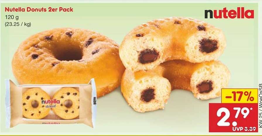 Nutella Donuts 2er Pack