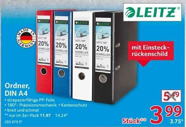 Ordner, DIN A4 – Leitz